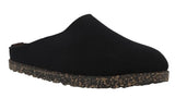 Pantofole HAFLINGER Manhattan nero 39100103 (36-42) in feltro lana