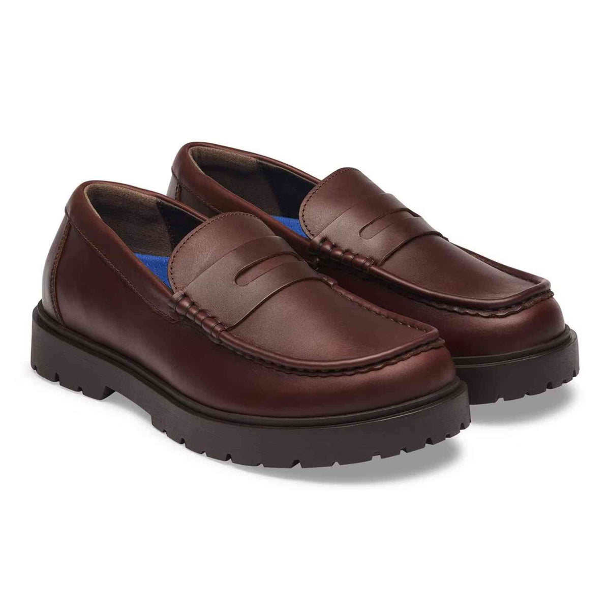 Birkenstock Highwood Loafer 1032660 con plantare Deep Blue estraibile