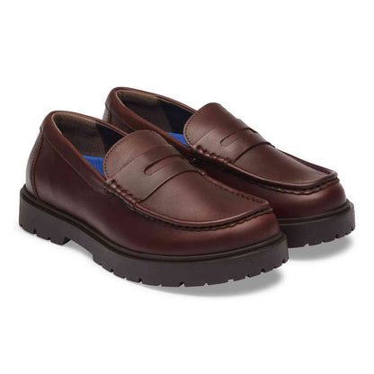 Birkenstock Highwood Loafer 1032660 con plantare Deep Blue estraibile
