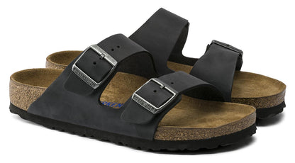 Sandali Birkenstock Arizona Soft 752483 Nero oliato (35-46)