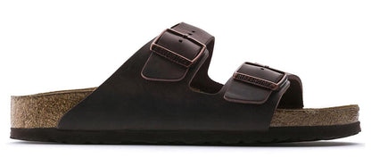 Sandali Arizona Soft Birkenstock 0452763 in pelle marrone habana (41-46)
