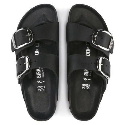 Sandali Arizona Big Buckle Birkenstock in pelle nera 1011075 (35-41)