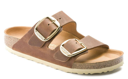 Sandali Arizona Big Buckle Birkenstock in pelle marrone 1011073 (35-41)