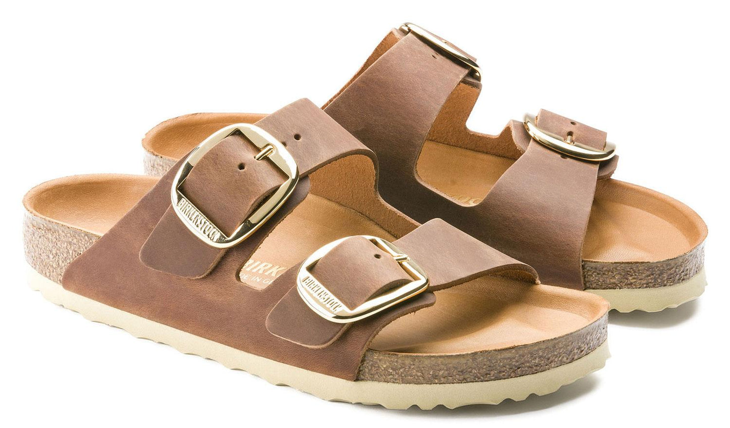 Sandali Arizona Big Buckle Birkenstock in pelle marrone 1011073 (35-41)