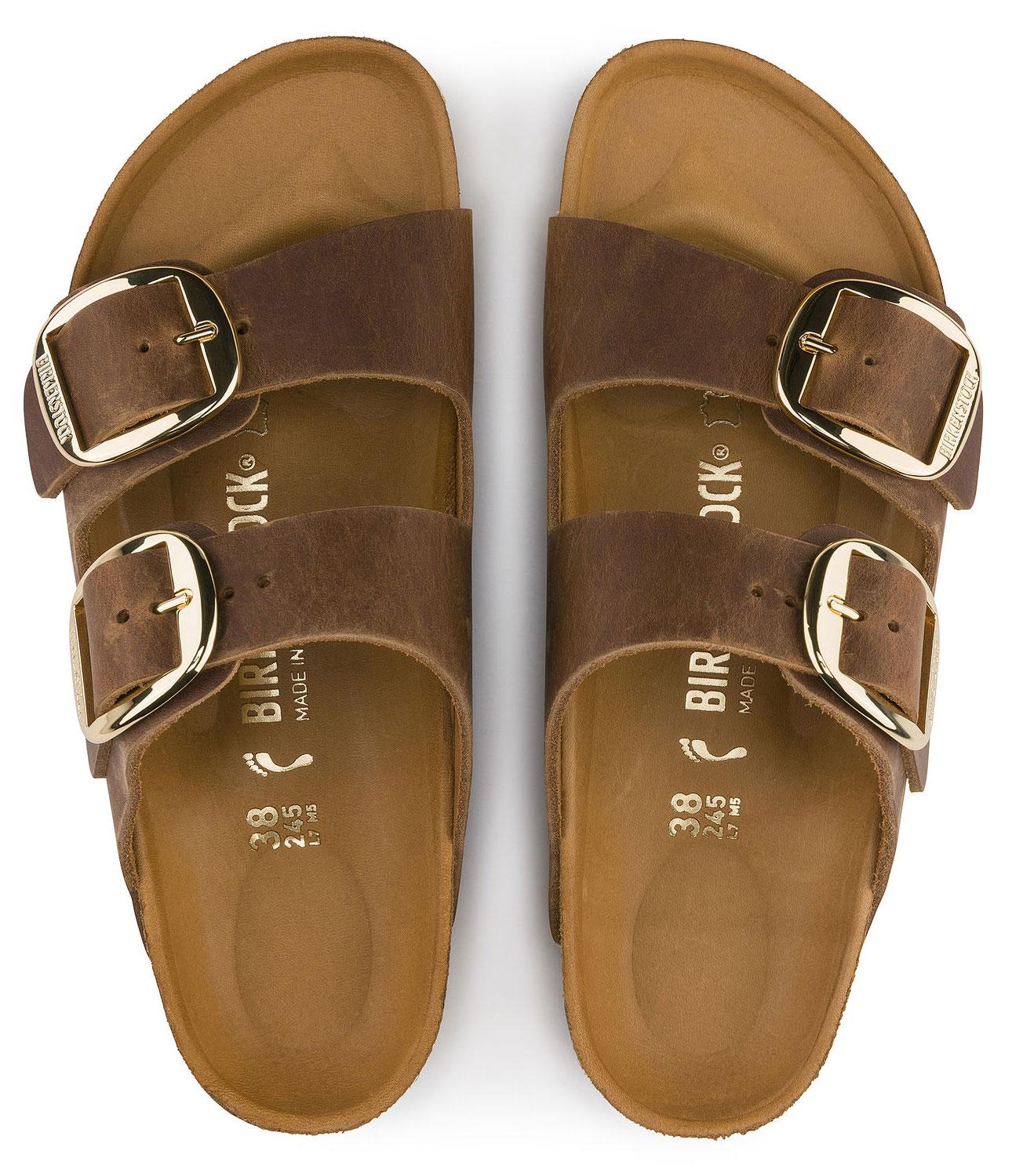 Sandali Arizona Big Buckle Birkenstock in pelle marrone 1011073 (35-41)