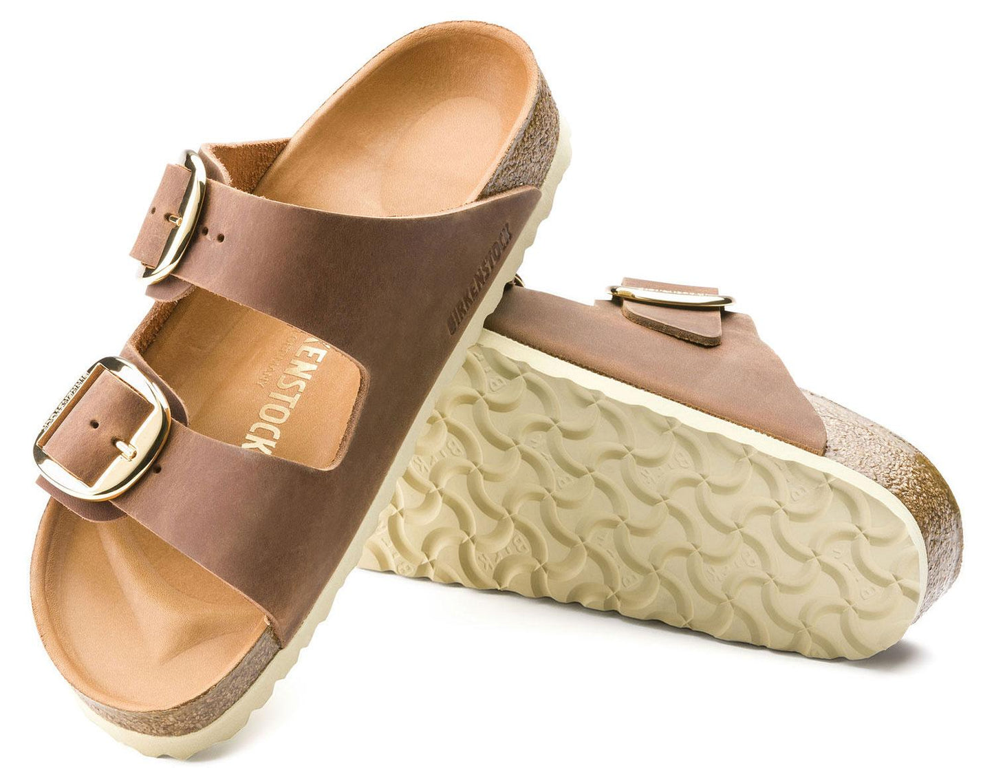 Sandali Arizona Big Buckle Birkenstock in pelle marrone 1011073 (35-41)