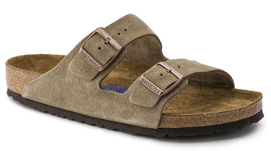 Sandali Arizona Soft Birkenstock camoscio taupe 951303 (41-46)