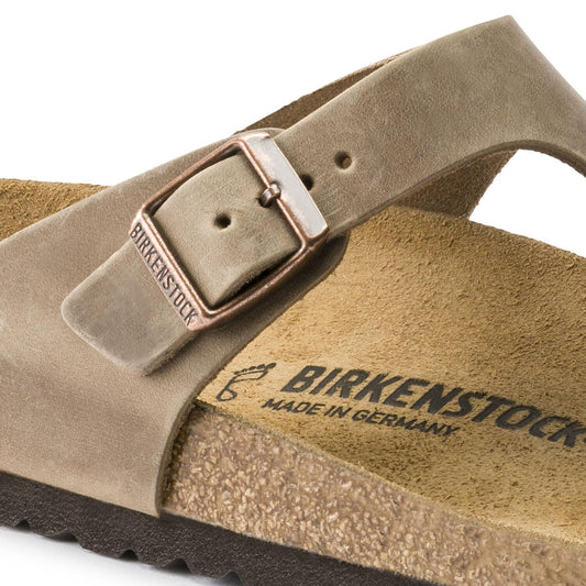 Infradito Birkenstock Gizeh 943811 in pelle oliata tabacco (35-41)