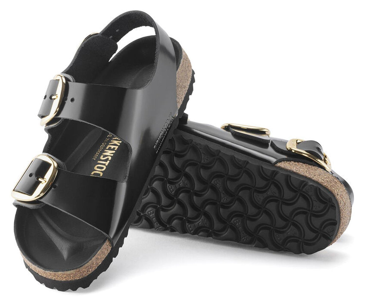 Sandali Milano Birkenstock 1024211 in pelle black (35-41)