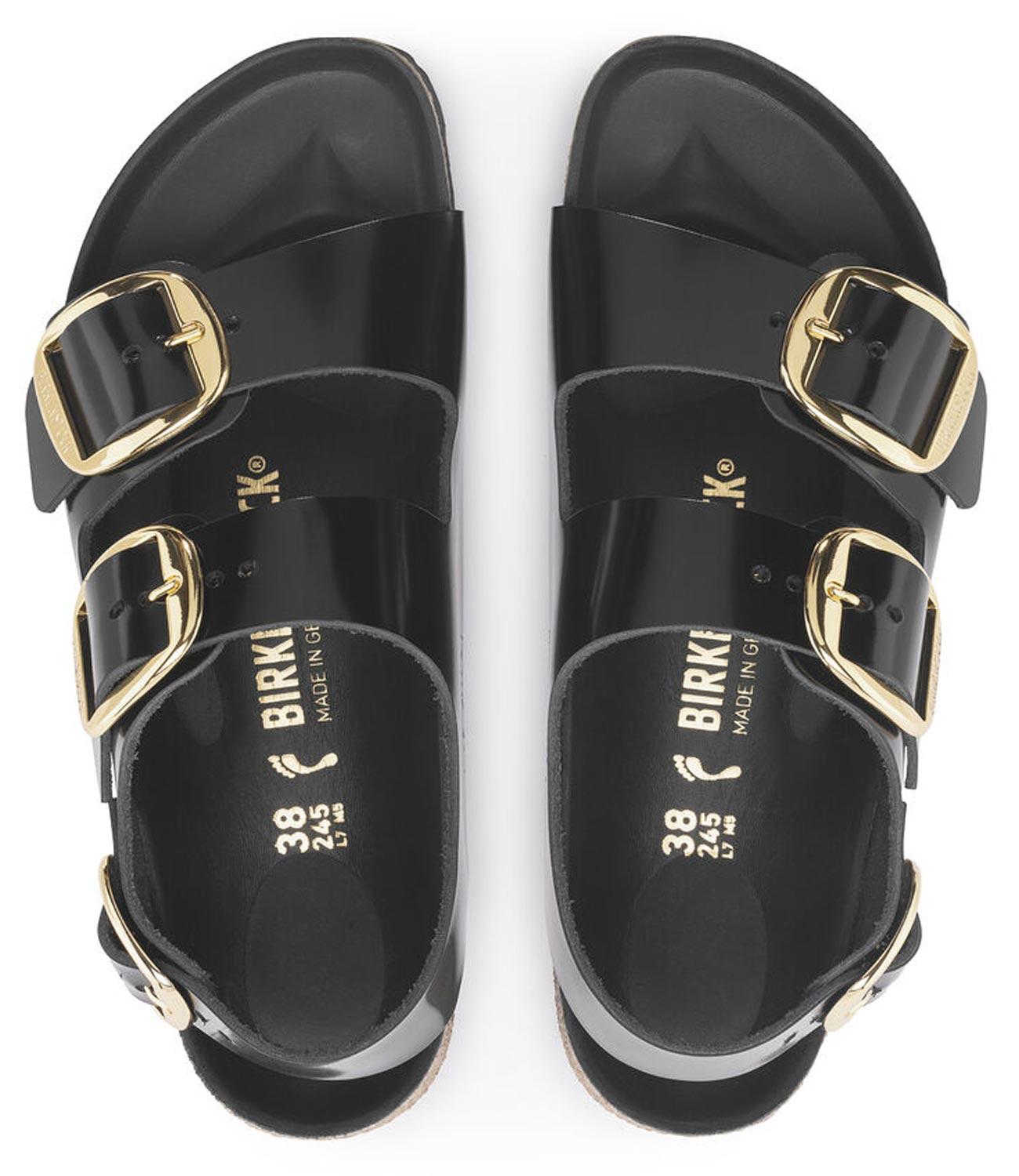 Sandali Milano Birkenstock 1024211 in pelle black (35-41)