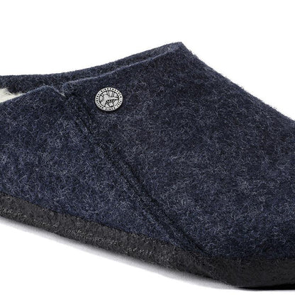 Sabot Zermat Birkenstock 1017539 pantofole Blu feltro Lana (35-41)