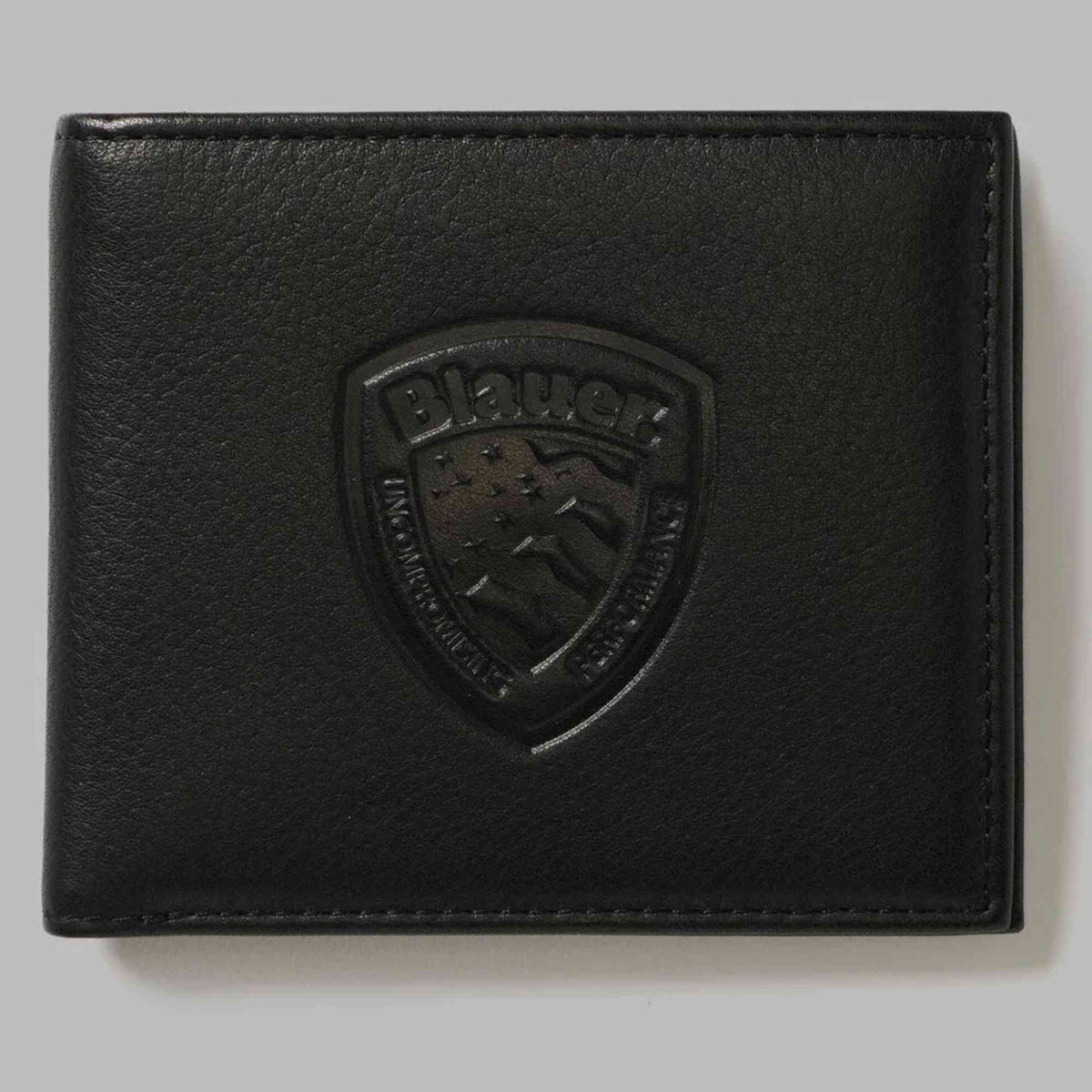 Portafoglio Blauer COP01 Colorado uomo in pelle nappa nera RFID – fotografia 1 di 3