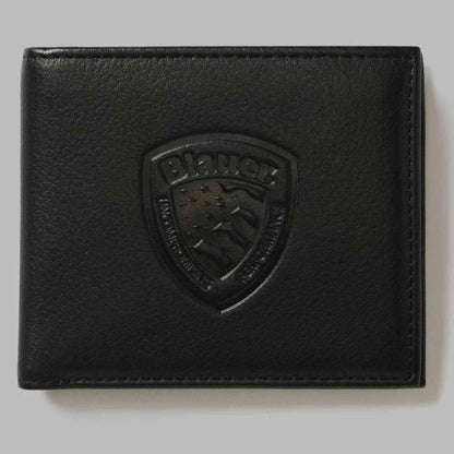 Portafoglio Blauer COP01 Colorado uomo in pelle nappa nera RFID – fotografia 1 di 3