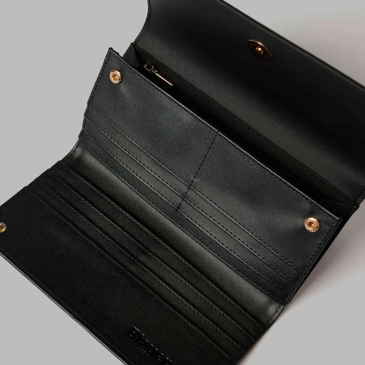 Portafoglio Blauer FENNY05 Jane donna in nylon nero con patta – fotografia 3 di 3