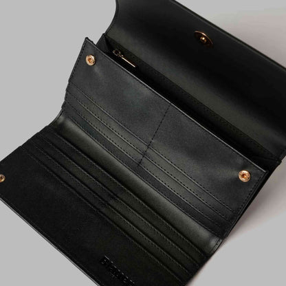 Portafoglio Blauer FENNY05 Jane donna in nylon nero con patta – fotografia 3 di 3