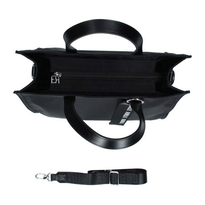 Borsa Rebelle Electra nylon nera con zip