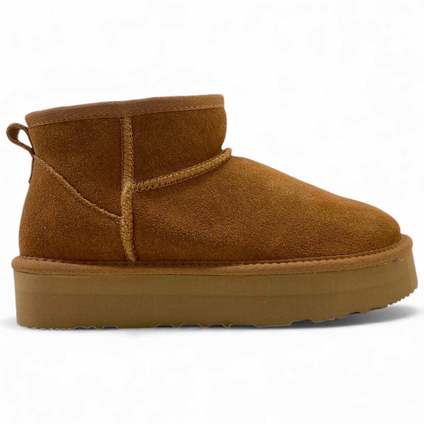 Stivaletti Bottega Fermana art.C502 mini platform camel