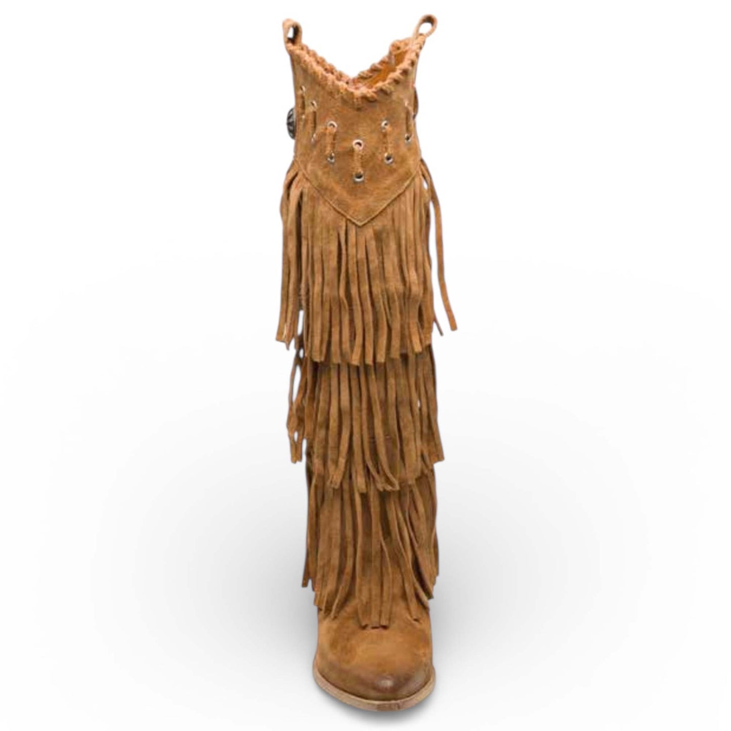 Stivali Divine Follie 49-EL902 texano frange boho | Elegante e Comodo
