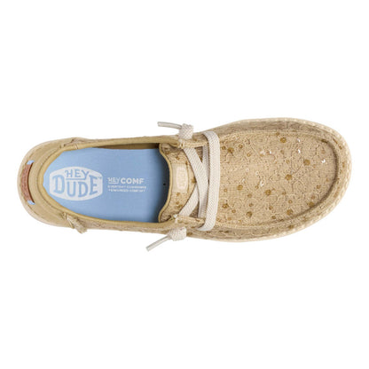 Scarpe Hey Dude Wendy Sequin Lace donna 45478-3VM | leggere, comode e slip-on