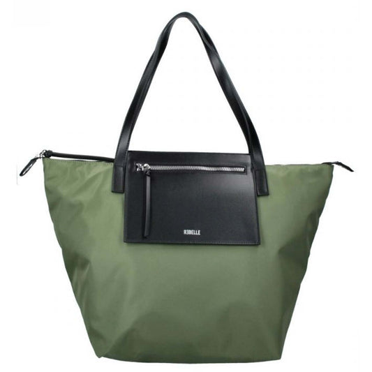 Borsa a spalla REBELLE NOA Big Nylon olive