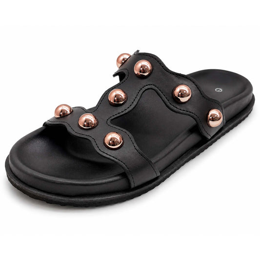 Ciabatte Ermans 7401 Sandali donna nero