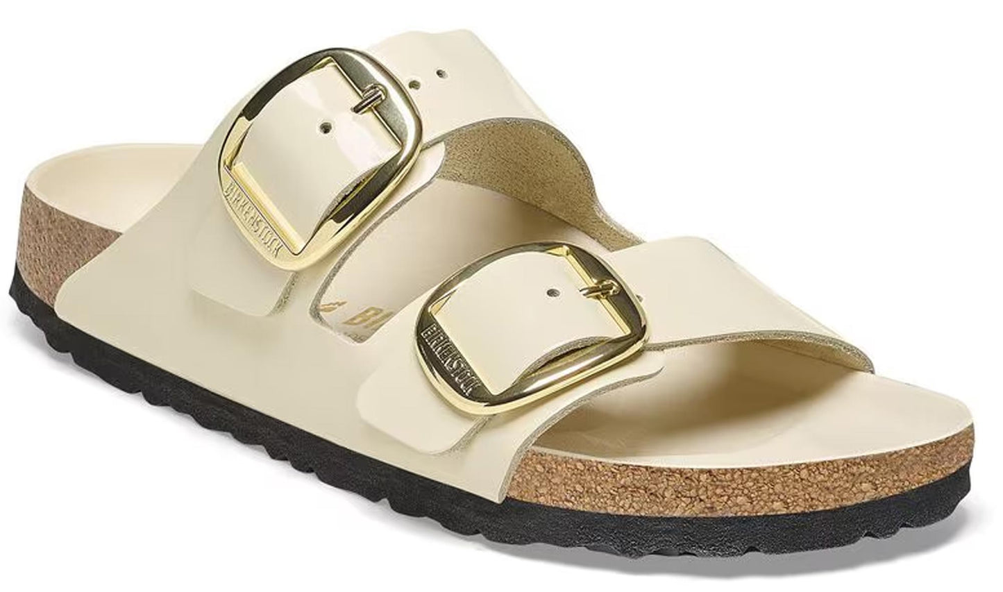 Sandali Arizona Big Buckle Shine Birkenstock ecru 1026128 (35-41)