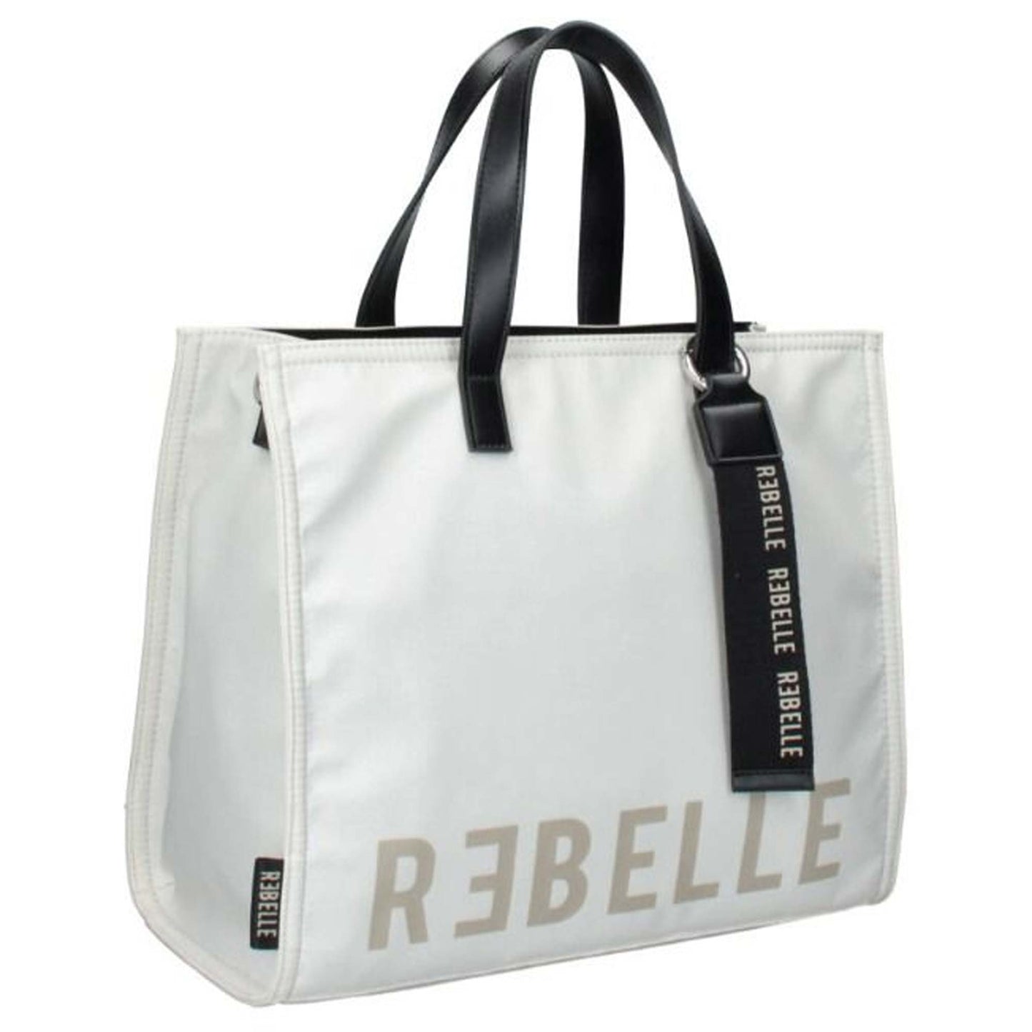 Borsa shopping  REBELLE ELECTRA NYLON avorio