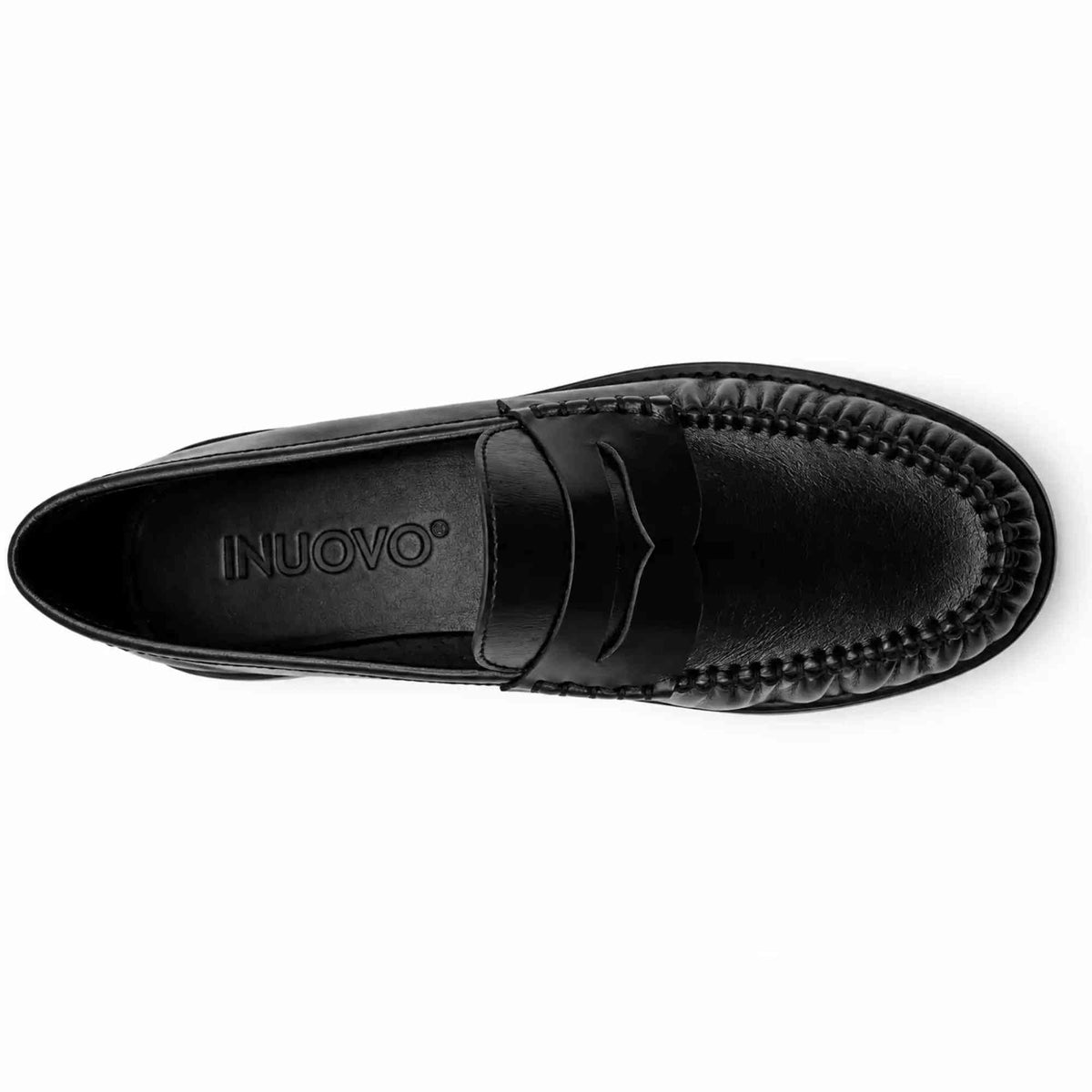 Mocassino INUOVO LF6962 donna  donna in pelle nero