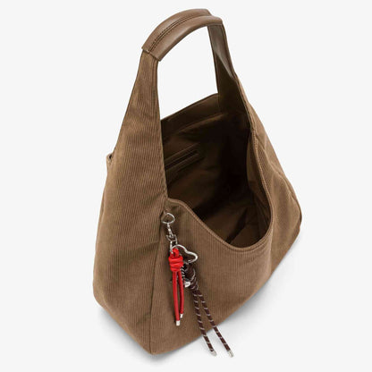 Hobo bag corduroy SUN68 Y46219_77 beige scuro