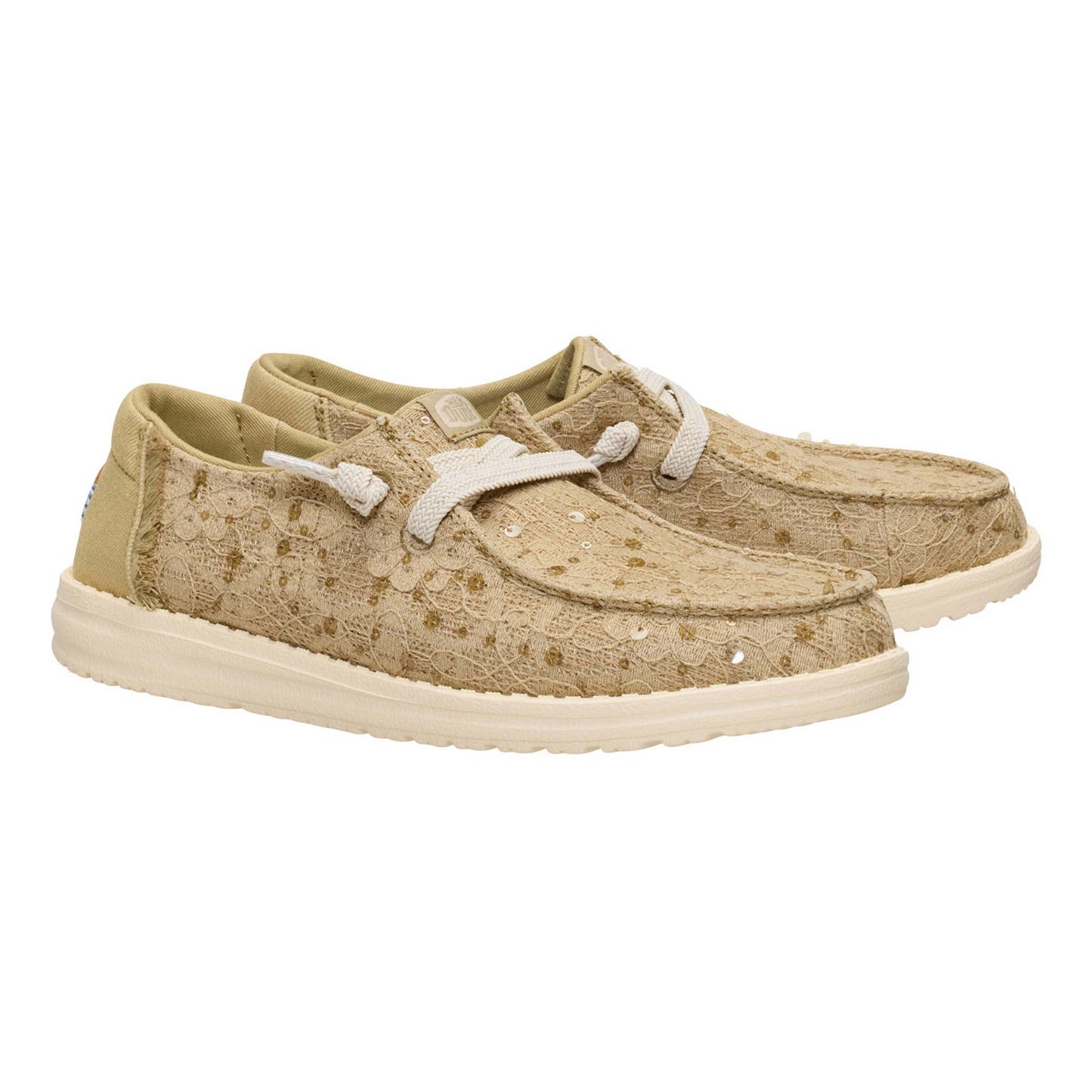 Scarpe Hey Dude Wendy Sequin Lace donna 45478-3VM | leggere, comode e slip-on