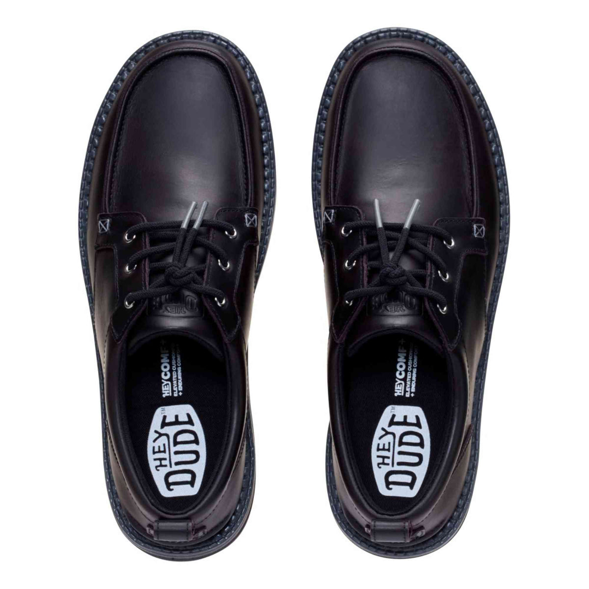 Scarpe Stringate Hey Dude Flint Moc in Pelle  45650-0TA