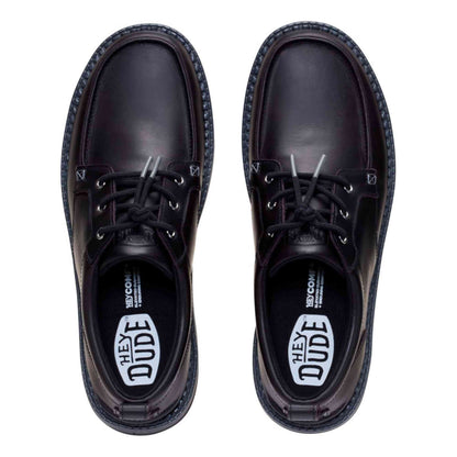 Scarpe Stringate Hey Dude Flint Moc in Pelle  45650-0TA