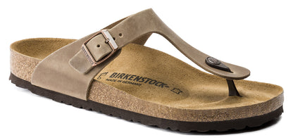 Infradito Birkenstock Gizeh 943811 in pelle oliata tabacco (41-46)