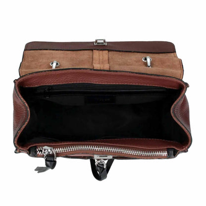 Mini bag REBELLE CHLOE SATCHEL S tracolla marrone