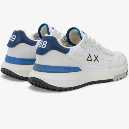 Sneakers uomo SUN68 Niki 2.0 Solid Z36121-01 Bianca | Leggera e Flessibile