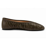 Ballerine INUOVO HE1945 donna in nappa khaky