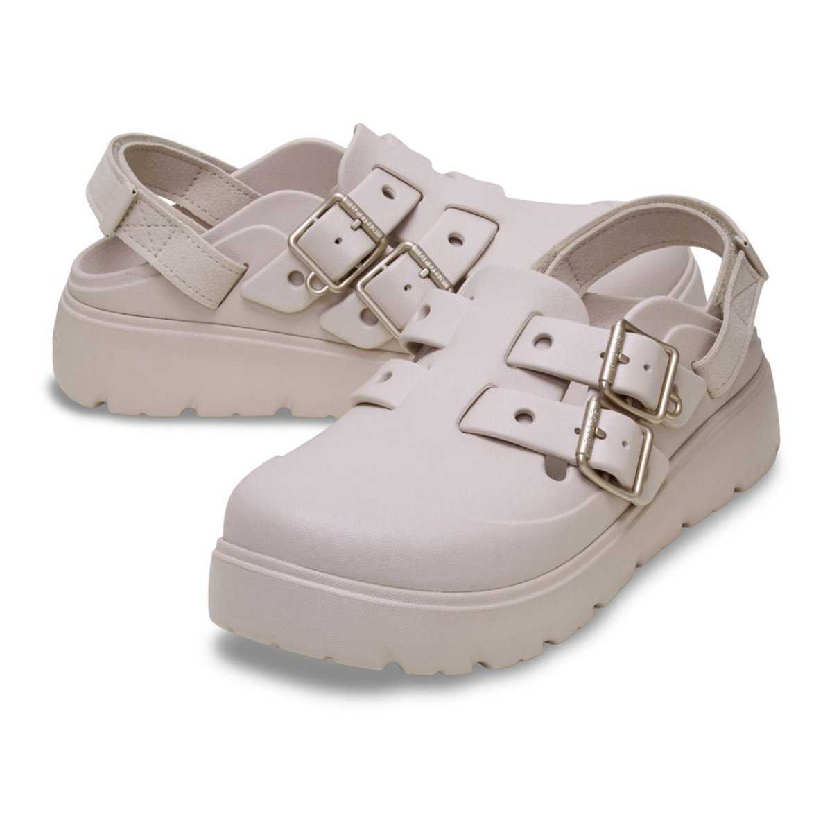 Sabot Crocs Glog Loaferette 214105 Bianco Crema