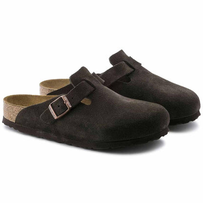 Sabot Boston Suede Birkenstock 1027460 calzata stretta (35-41)