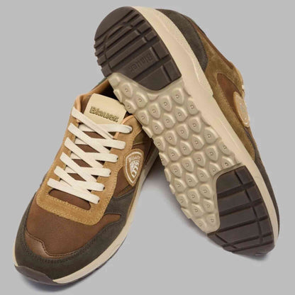 Sneaker Blauer OZARK01 scarpe uomo brown/cognac