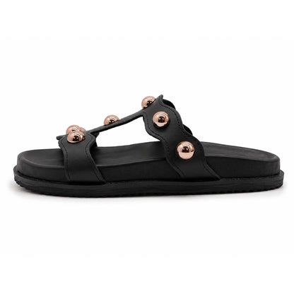 Ciabatte Ermans 7401 Sandali donna nero