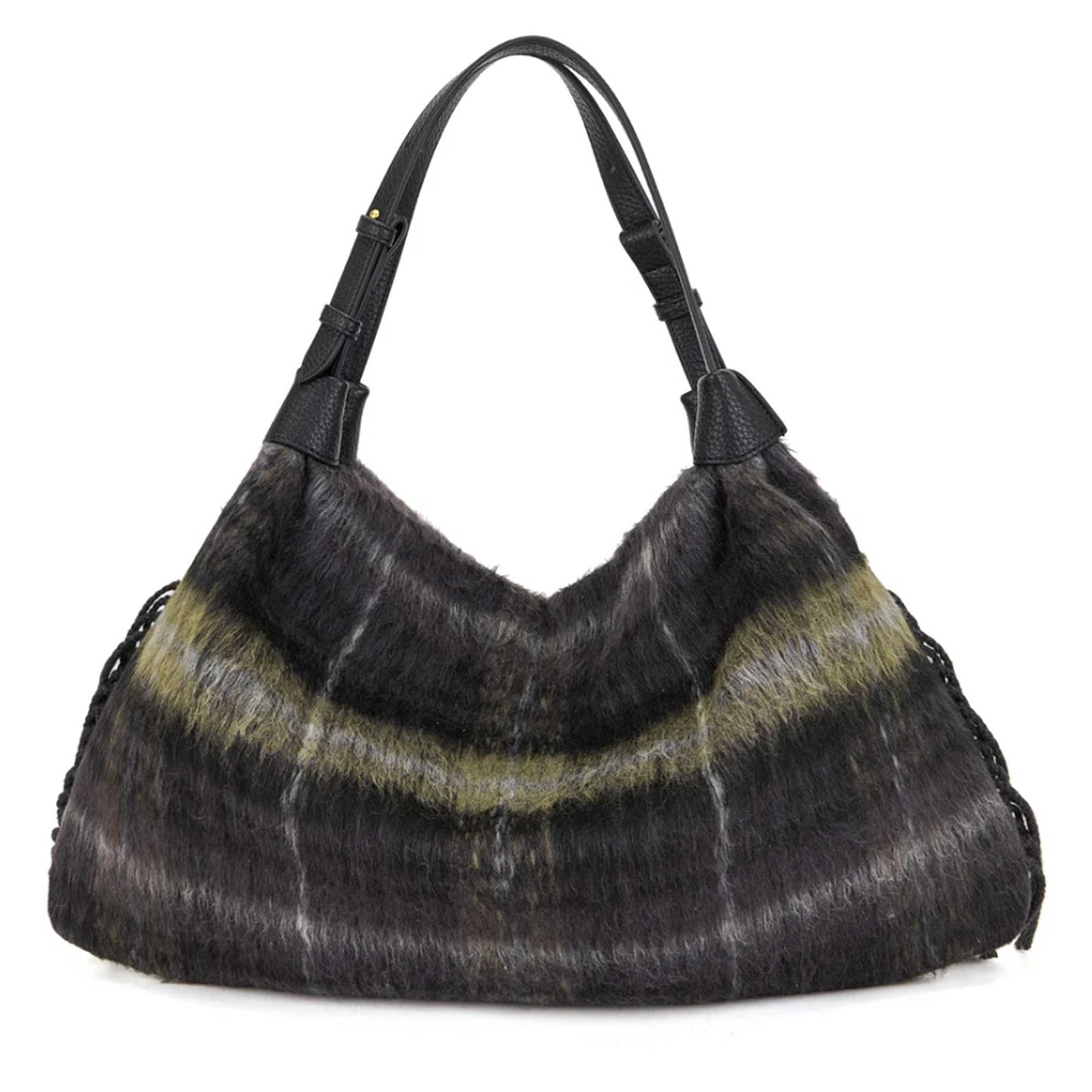 Borsa shopping KeralaLa Carrie 162M-TX-471 donna Nera