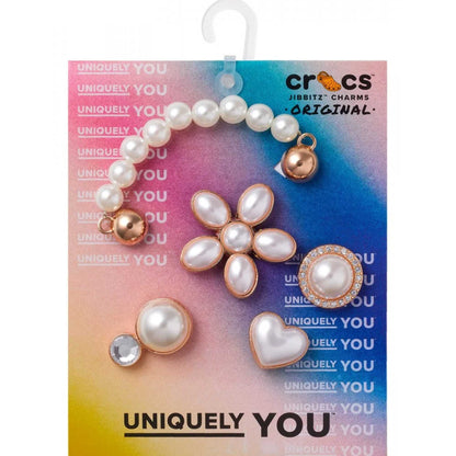 Jibbitz™ Charms per Sabot Unisex dainty pearl jewerly 5pz