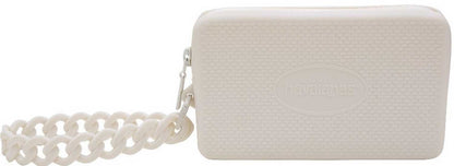 Borsa donna Mini bag Chain Havaianas in  silicone beige