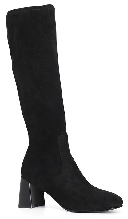 Stivali CafèNoir GD9018 scarpe donna in microfibra elasticizzata