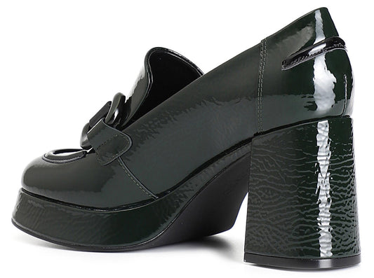Mocassino CafèNoir LD3001 scarpe donna verde