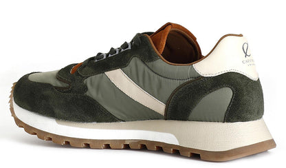 Sneakers CafèNoir PC6434 scarpe uomo verde