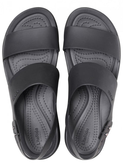 Sandali Crocs Brooklyn Low Wedge 206453-060 nero