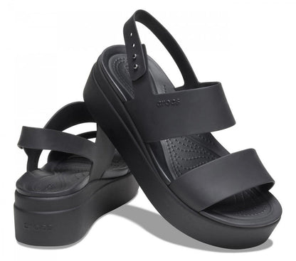 Sandali Crocs Brooklyn Low Wedge 206453-060 nero