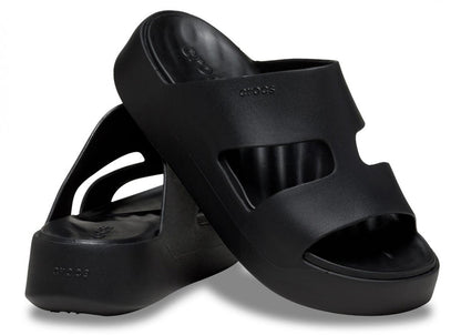Sandali Crocs Getaway Platform H-Strap W 209409-001 nero