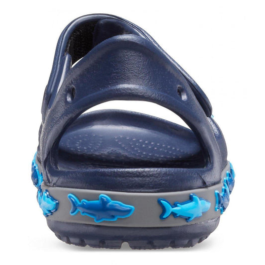 Sabot Shark Band kids Crocs Blu Navy 206365